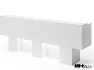 SOLID - Melamine reception desk _ GES Group