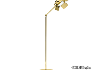 FLAMINGO - Adjustable aluminium floor lamp _ GHIDINI1961