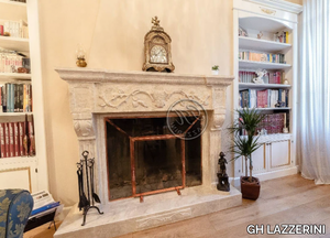 Fireplace 3 - Wall-mounted natural stone fireplace _ GH LAZZERINI