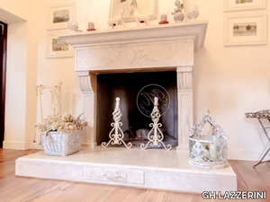 Fireplace 4 - Wall-mounted natural stone fireplace _ GH LAZZERINI