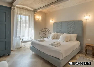 Bed 10 - Fabric double bed with upholstered headboard _ GH LAZZERINI