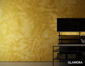 MIDAS - Washable GlamFusion™ wallpaper with floral pattern _ GLAMORA