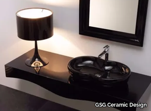 TIME - Countertop ceramic washbasin _ GSG Ceramic Design