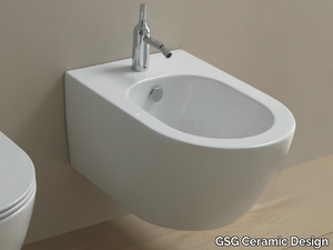 LIKE - Wall-hung ceramic bidet _ GSG Ceramic Design