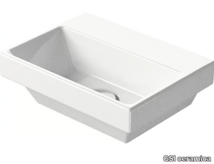 NORM 35 - Rectangular handrinse basin _ GSI ceramica