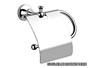 ARTE - Metal toilet roll holder with cover _ GUGLIELMI RUBINETTERIE