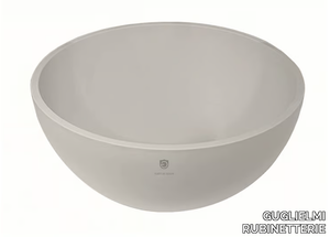 Round washbasin - Countertop round Corian® washbasin _ GUGLIELMI RUBINETTERIE