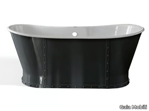 EIFFEL - Freestanding oval cast iron bathtub _ Gaia Mobili