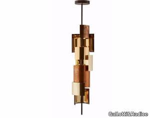 ERIS - LED brass pendant lamp _ Gallotti&Radice