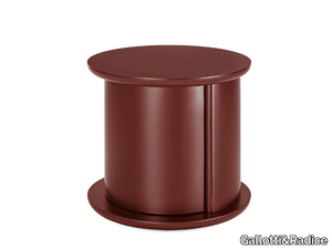 HIDE&SEEK MINI - Round wooden coffee table with storage space _ Gallotti&Radice