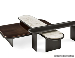 SENSEI - Low oval coffee table _ Gallotti&Radice