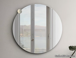 ODETTE - Round wall-mounted mirror _ Gallotti&Radice