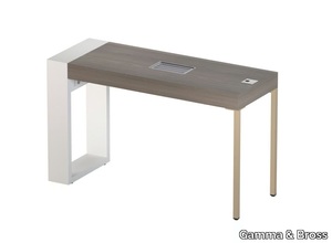 F80TL - Laminate Workstation for hairdresser _ Gamma & Bross