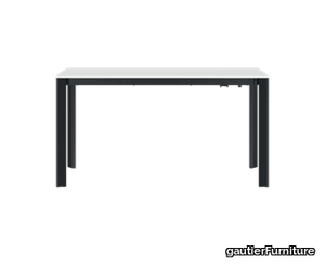 Extenso small table with charcoal legs