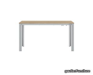 Extenso small table with aluminium legs