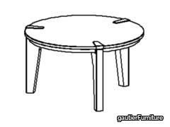 Addict Alto pedestal table