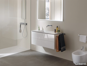 ONE - Wall-mounted vanity unit with drawers _ Geberit