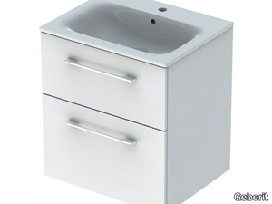 SELNOVA SQUARE - Wall-mounted vanity unit with drawers _ Geberit