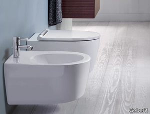 ONE - Wall-hung ceramic bidet _ Geberit