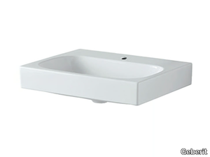 CITTERIO - Rectangular porcelain stoneware washbasin _ Geberit