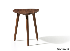 BRICK 242 - Triangular solid wood coffee table _ Gervasoni