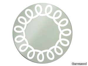 BRICK 99 - Wall-mounted round mirror _ Gervasoni