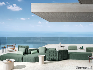 FLAIR - Modular fabric garden sofa _ Gervasoni