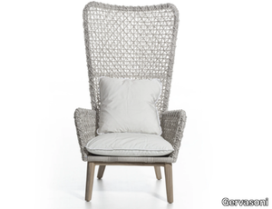 PANDA 19 - Bergere resin garden armchair _ Gervasoni