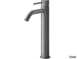 FLESSA - Countertop stainless steel washbasin mixer without waste _ Gessi