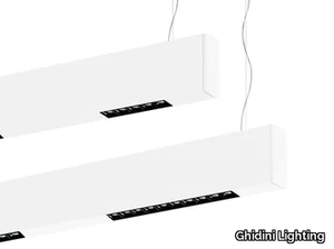 EDGE S 2L - LED aluminium pendant lamp _ Ghidini Lighting