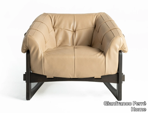 MADISON - Leather armchair _ Gianfranco Ferré Home