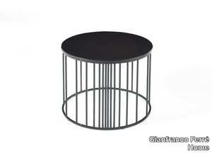 DOPPLER - Round wooden coffee table _ Gianfranco Ferré Home