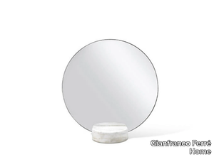 MOON - Table-top round marble mirror _ Gianfranco Ferré Home