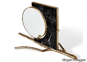 FLOW - Table-top swivel marble mirror _ Ginger & Jagger