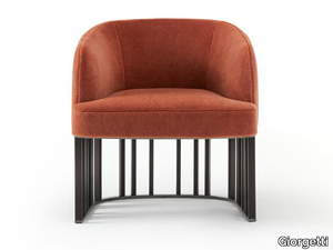 HERO - Fabric easy chair with removable cover _ Giorgetti