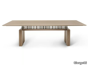 G-CODE - Walnut table _ Giorgetti