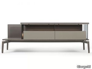 KUKEI - Wooden sideboard with drawers _ Giorgetti