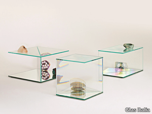 DOBLE - Crystal display cabinet _ Glas Italia