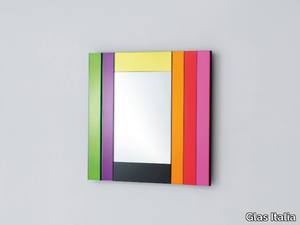 GLI SPECCHI DI DIONISO - Rectangular wall-mounted framed mirror _ Glas Italia