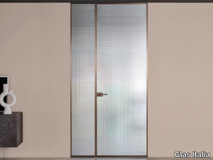 SHERAZADE DOUBLE SWING PLAIN - Hinged glass door _ Glas Italia