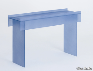 SIMOON - Rectangular crystal console table _ Glas Italia