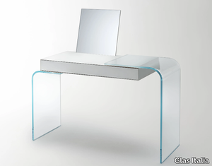 STRATA - Crystal writing desk / dressing table _ Glas Italia