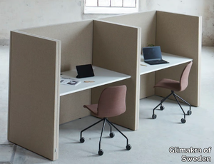 LIMBUS SUB - Multiple office desk with sound absorbing screens _ Glimakra of Sweden