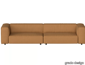 BUTTER SOFT - 4 seater leather sofa _ grado design