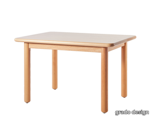 SHEEP KID - Rectangular wooden Kids table _ grado design