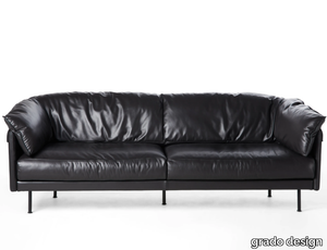 DUMPLING - Leather sofa _ grado design