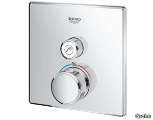 GROHTHERM SMARTCONTROL - Recessed shower mixer with plate _ Grohe