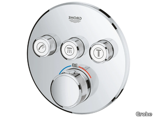 GROHTHERM SMARTCONTROL - Thermostatic shower mixer with plate _ Grohe