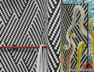 BLACK&WHITE - Indoor/outdoor ceramic mosaic _ gruppo bardelli