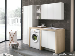 STORE 416 - Laundry room cabinet with sink for washing machine _ Gruppo Geromin